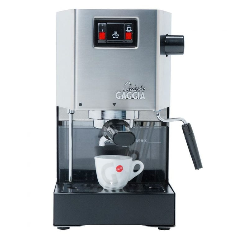 GAGGIA Classic Brushed Stainless Steel Semi Automatic Espresso Machine   5806 Original Gaggia Classic Front 768x768 